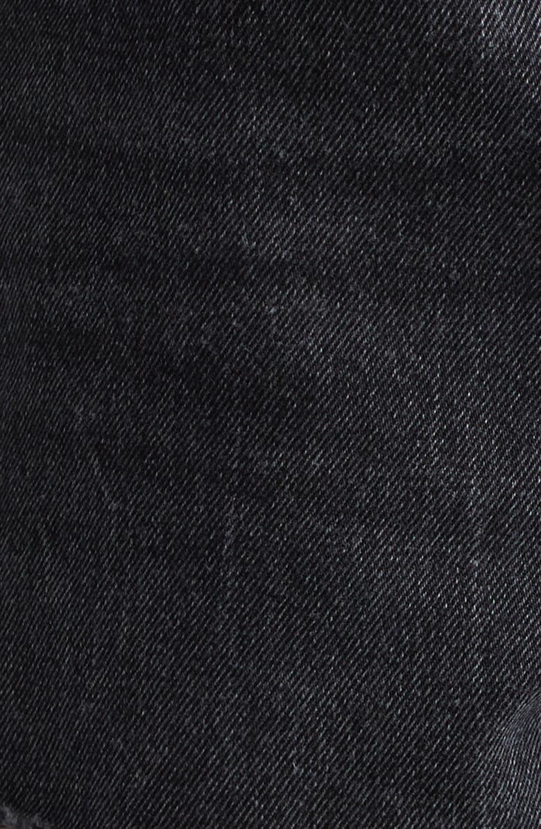 Alexander Wang Bit High Waist Cutoff Denim Shorts, Alternate, color, 