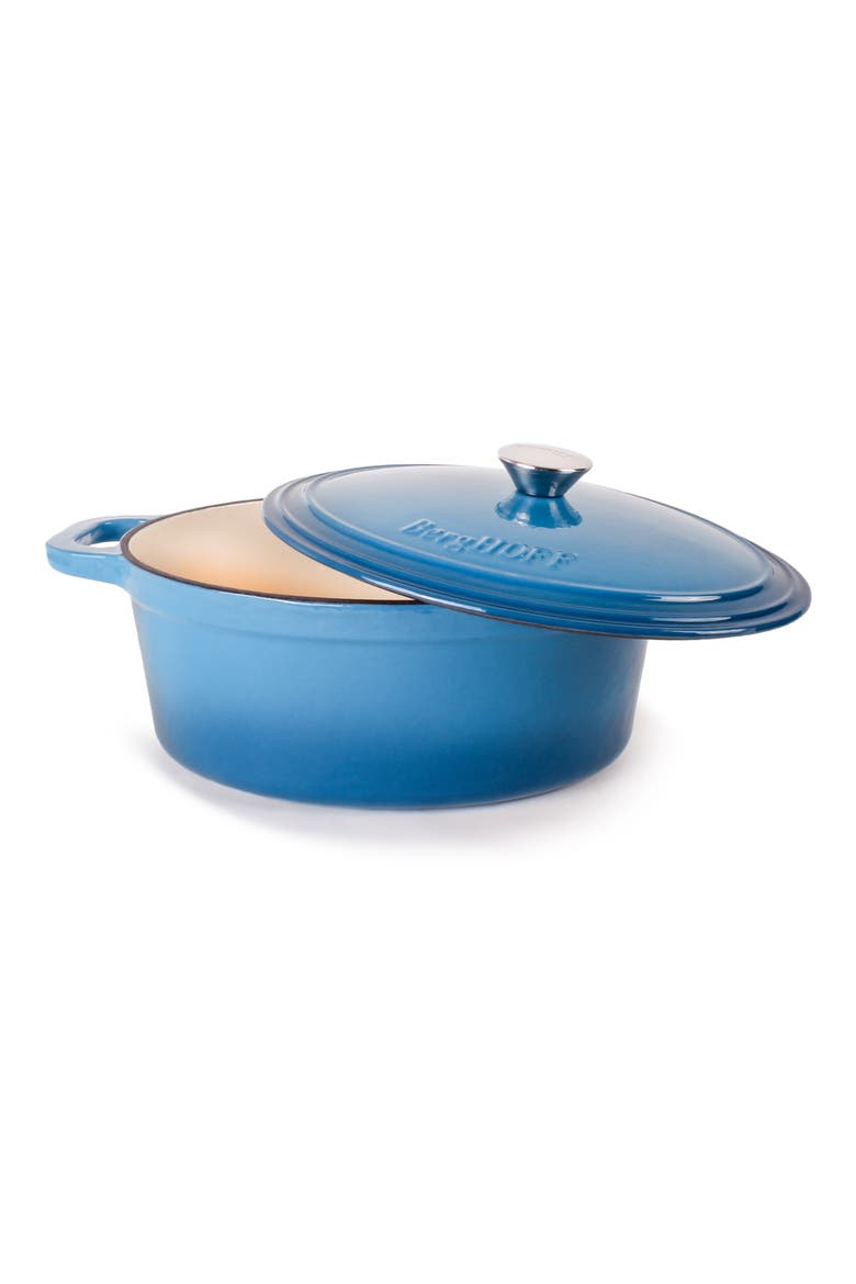 Neo 6-Piece Cast Iron Dutch Oven Cookware Set, Alternate, color, BLUE