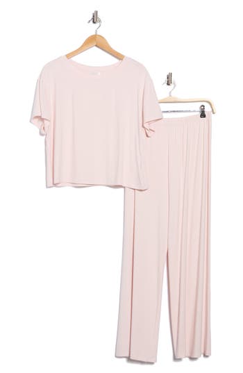 Nordstrom Rack Tranquility Easy T-shirt Pajamas In Pink
