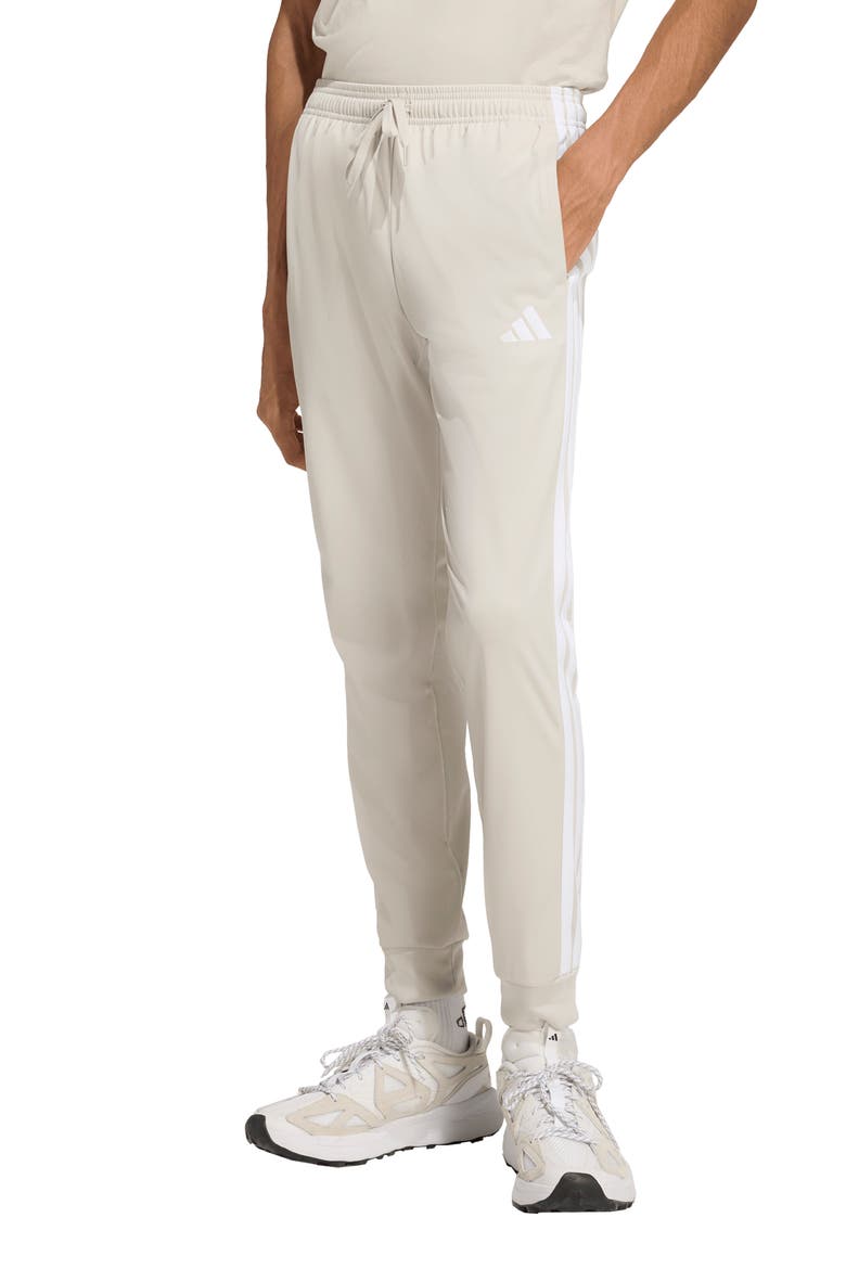3-Stripe Track Pants, Main, color, ALUMINA/ WHITE