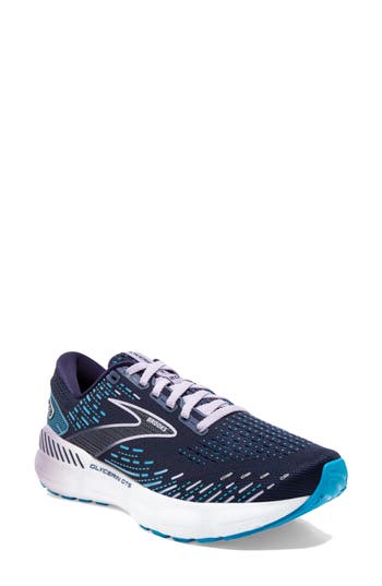 Brooks Glycerin Gts 20 Running Shoe In Blue