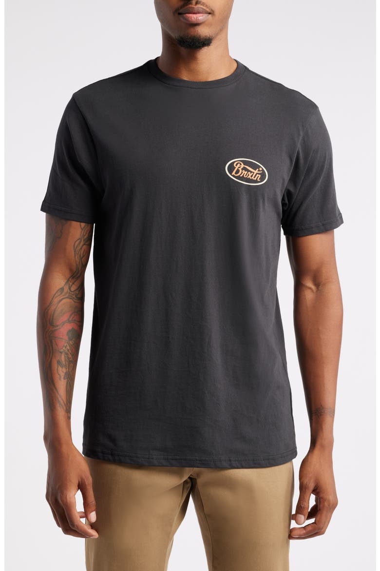 Parsons Graphic T-Shirt, Main, color, BLACK/ RUST/ SAND