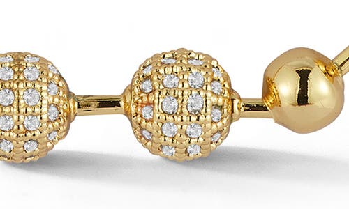 Glaze Jewelry Pavè Ball Chain Necklace In Gold