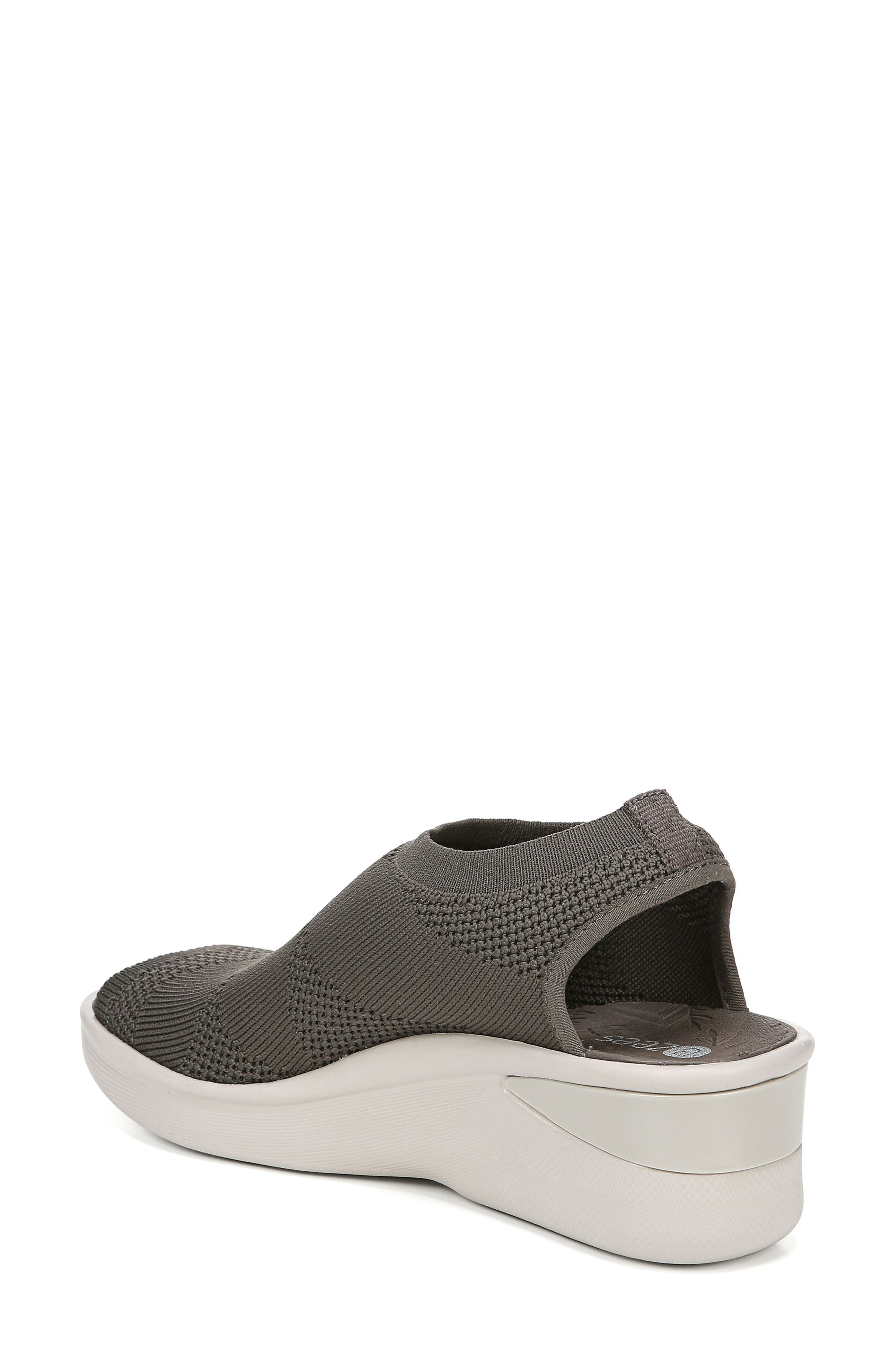 Secret Peep Toe Knit Sneaker, Alternate, color, MOREL FABRIC