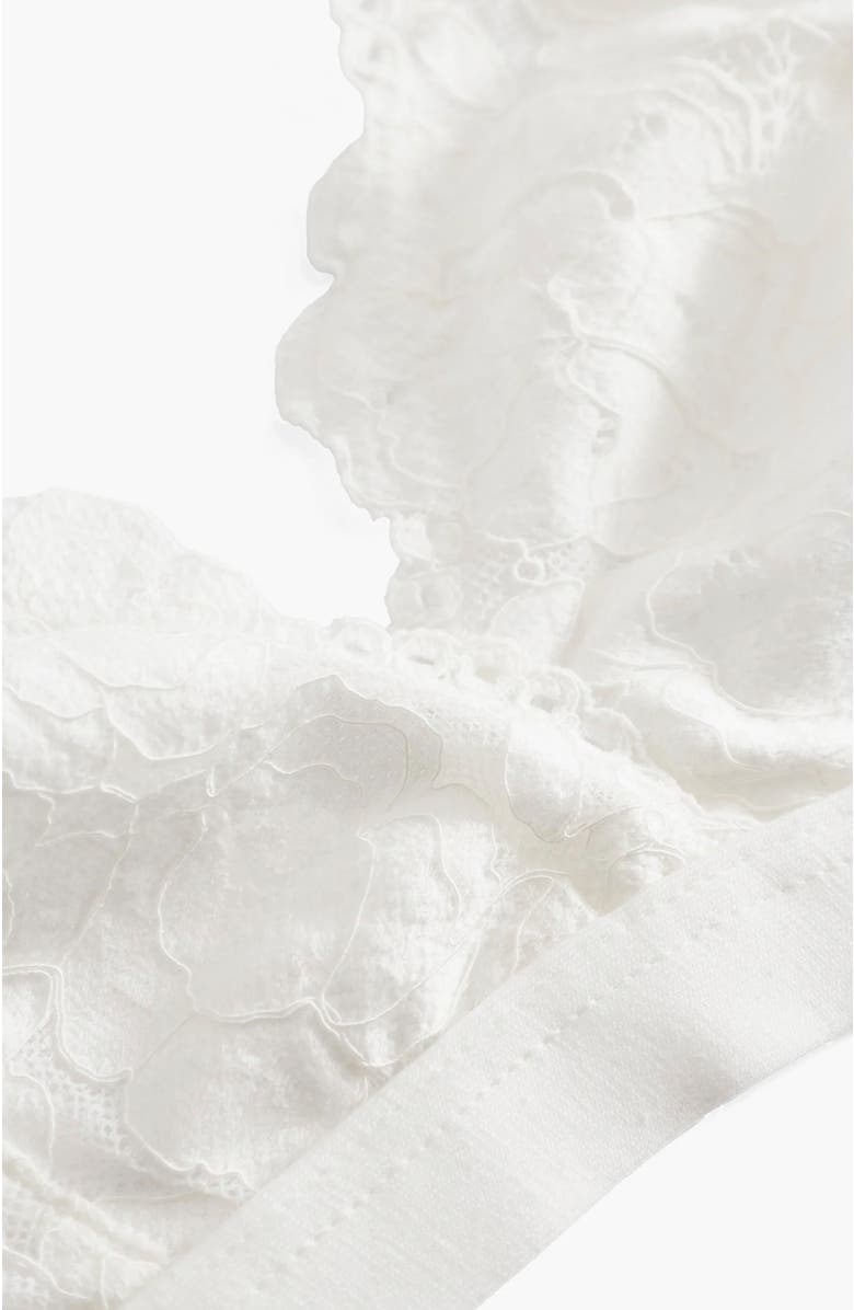 Cosabella Romanza Triangle Bralet, Alternate, color, Moon Ivory