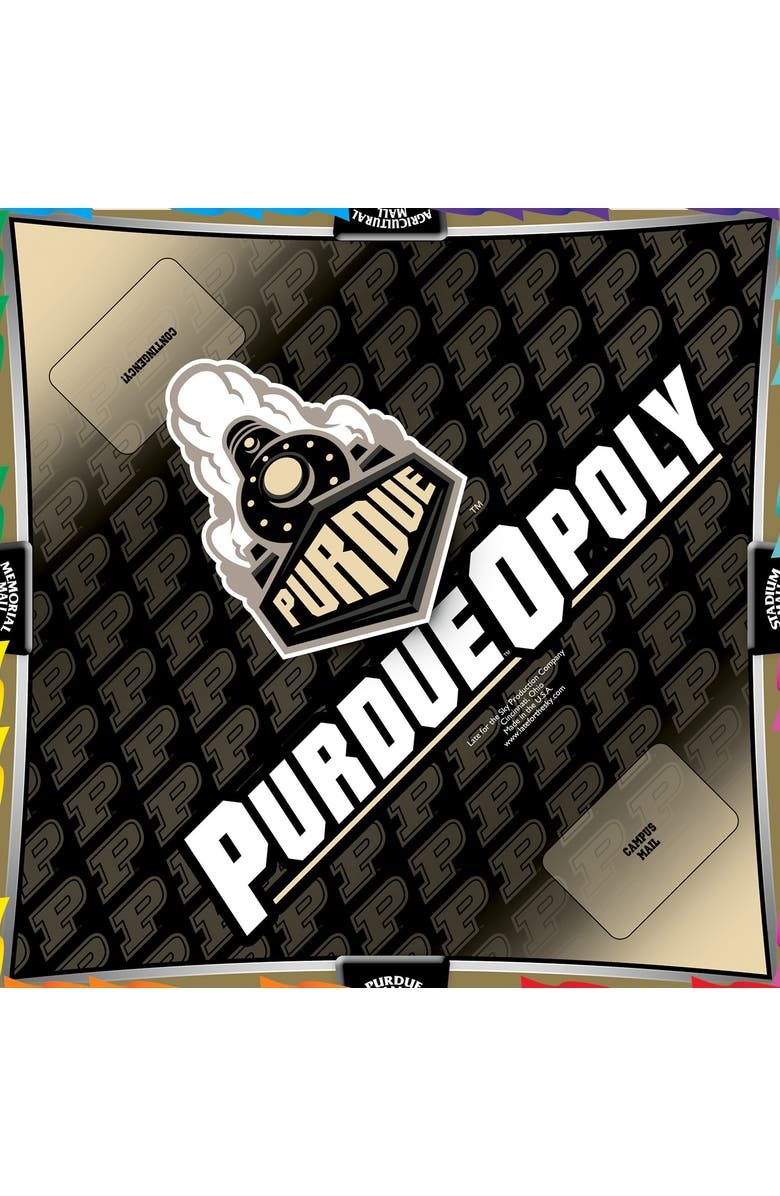 Late for the Sky University of Purdue Opoly Monopoly Board Game, Alternate, color, Multicolored