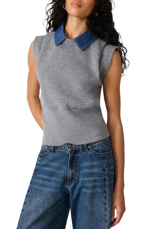 Kelson Cap Sleeve Sweater