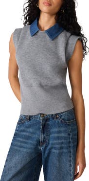 Steve Madden Kelson Cap Sleeve Sweater