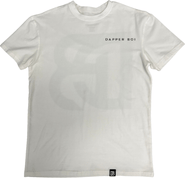 Dapper Boi White DB Drop Shoulder Tee
