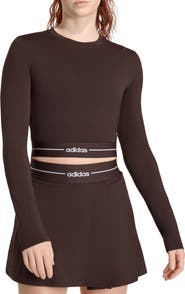 adidas Originals Long Sleeve Crop Top