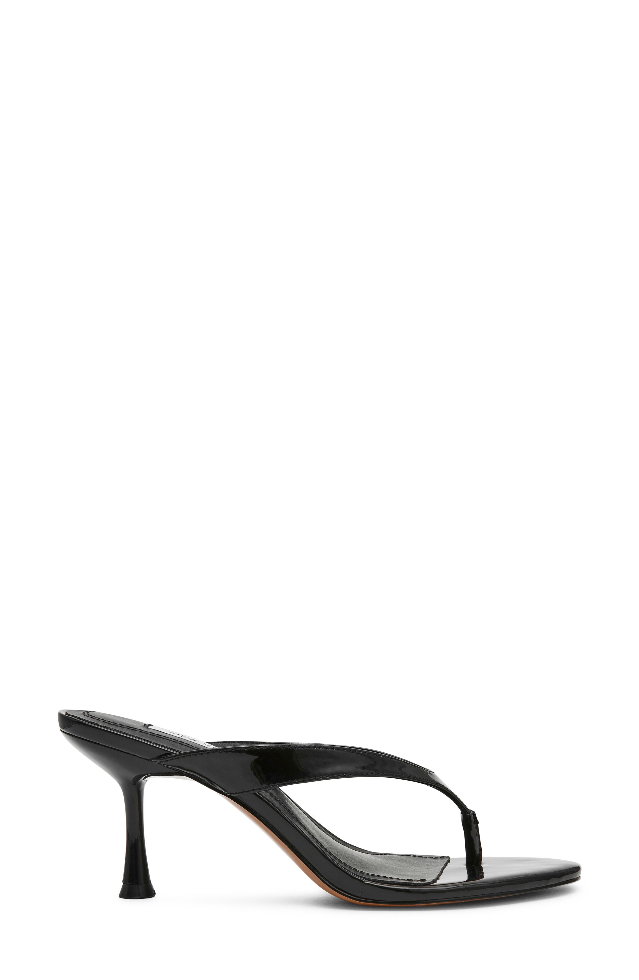 Steve Madden Faroh Flip Flop, Alternate, color, Black Patent