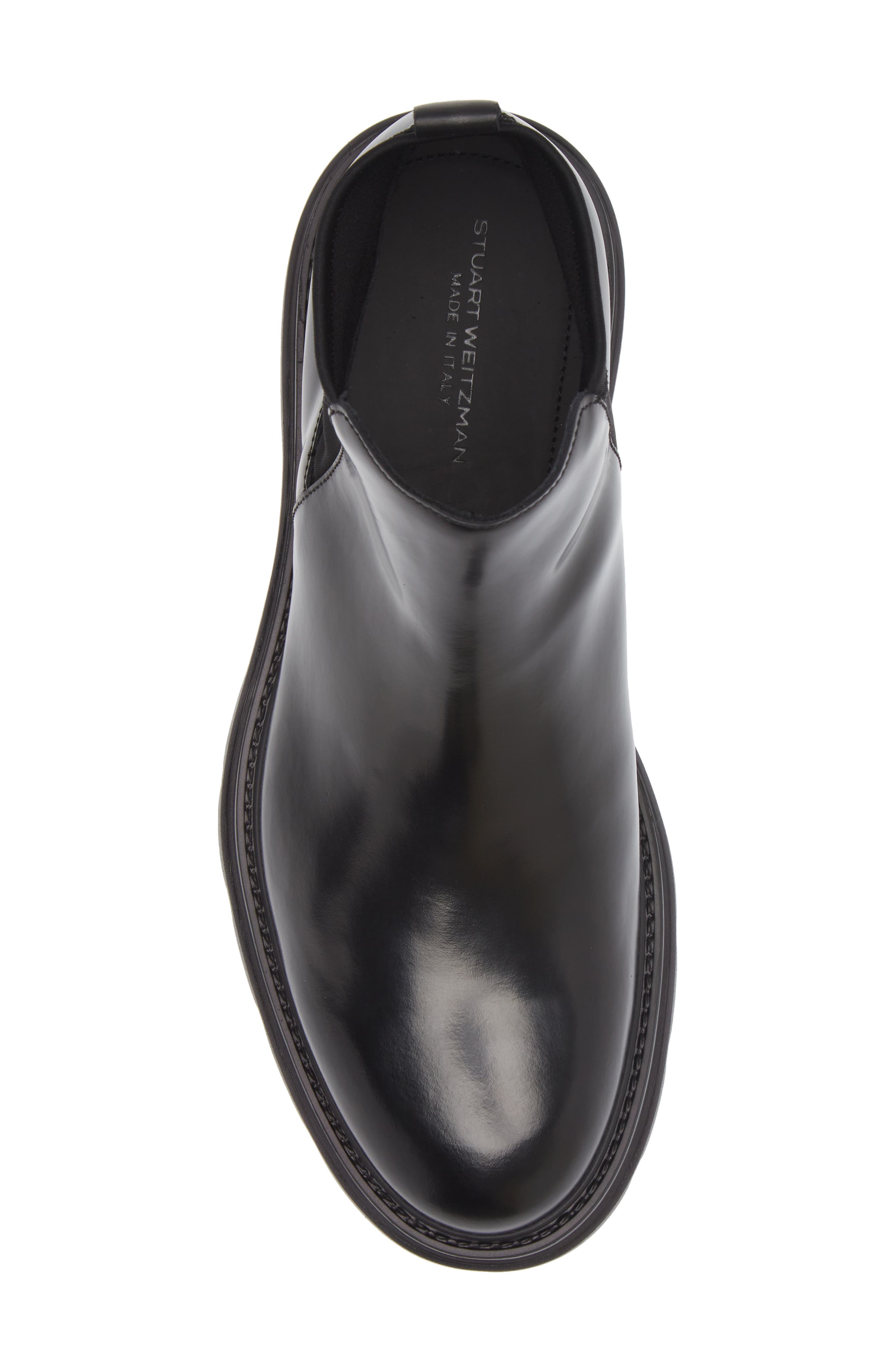 Stuart Weitzman Aiden Chelsea Boot, Alternate, color, Black