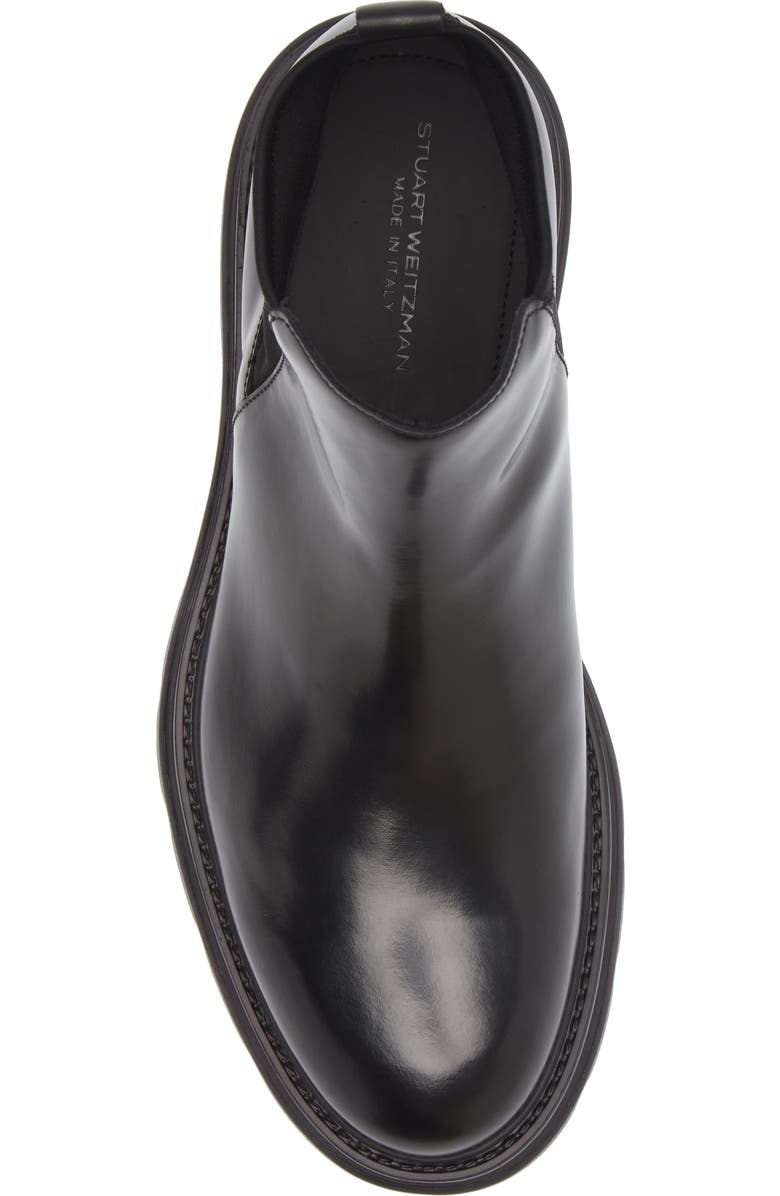 Stuart Weitzman Aiden Chelsea Boot, Alternate, color, Black