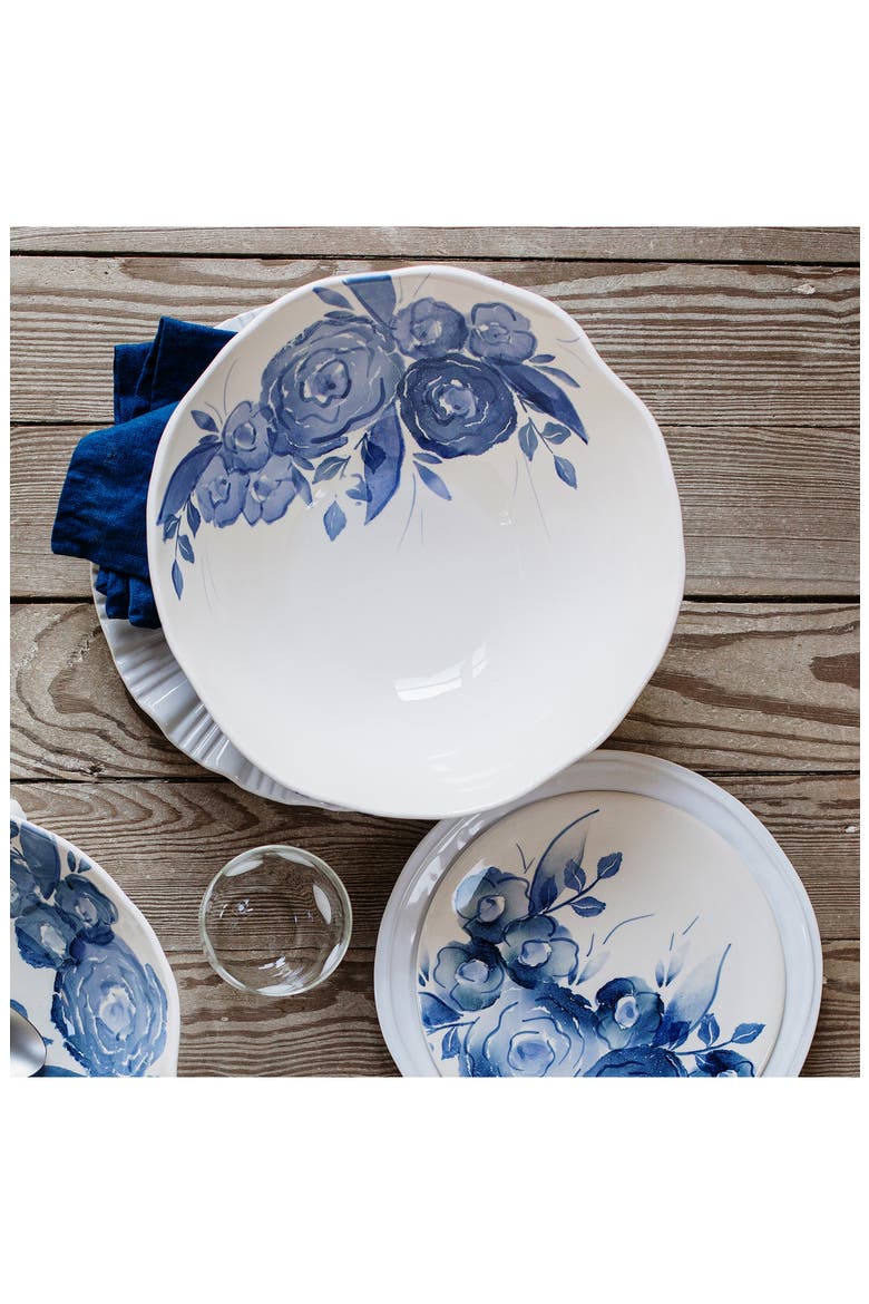 Camellia Deep Serving Bowl, Alternate, color, BLUE
