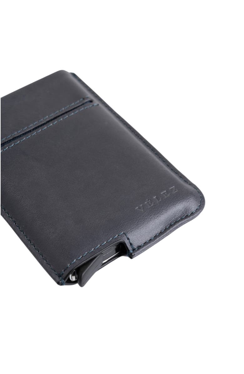 Velez Leather Mini wallet Document Holder, Alternate, color, Blue