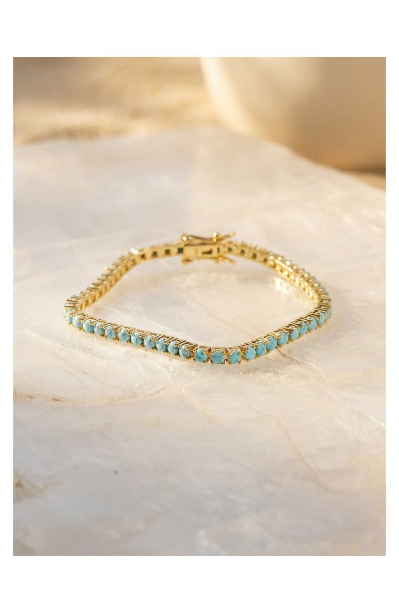 NATIVE GEM Turquoise Tennis Bracelet, Alternate, color, Turquoise/Aqua