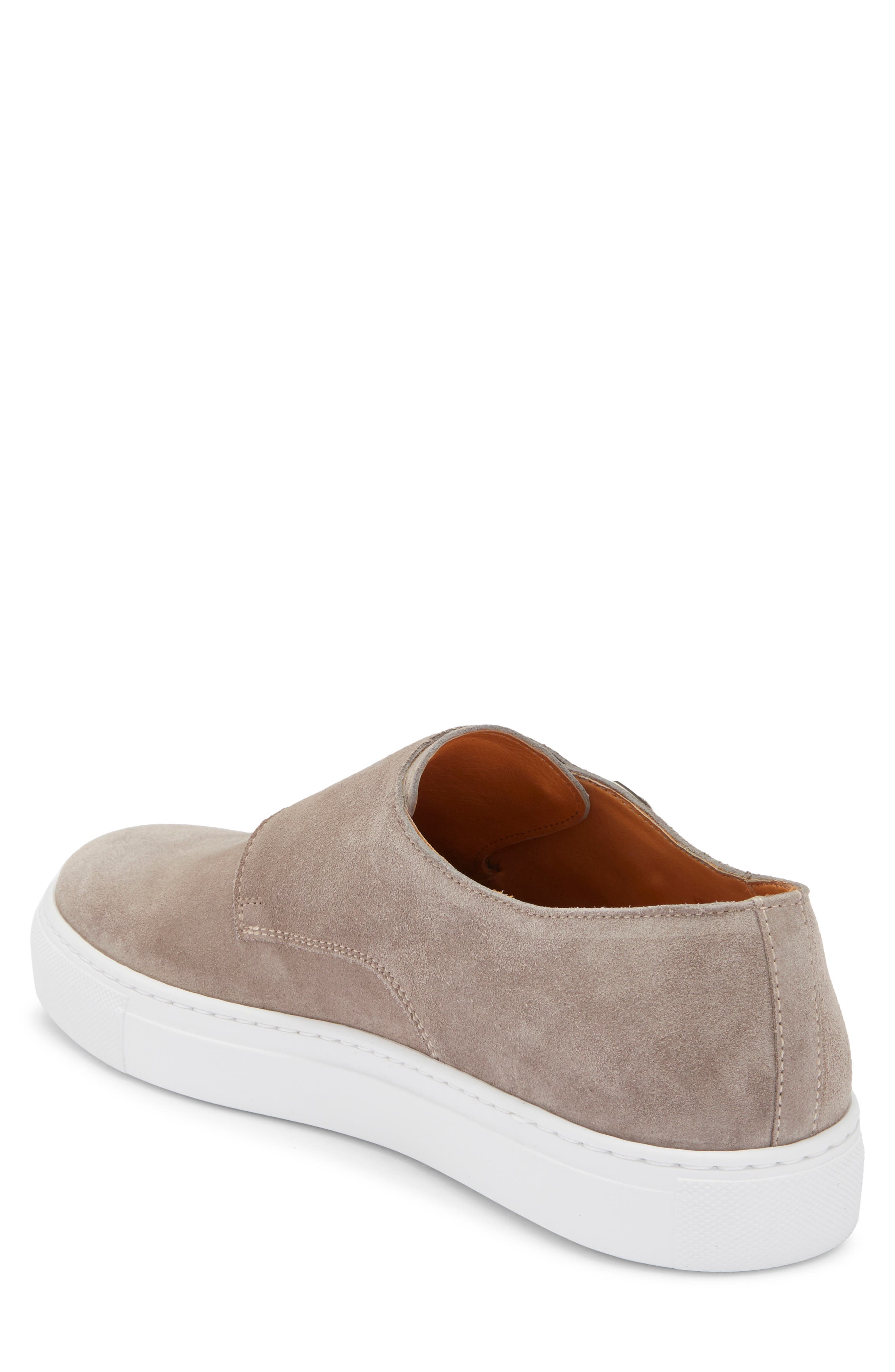 Magnanni Nemes Monk Strap Sneaker, Alternate, color, Tierra