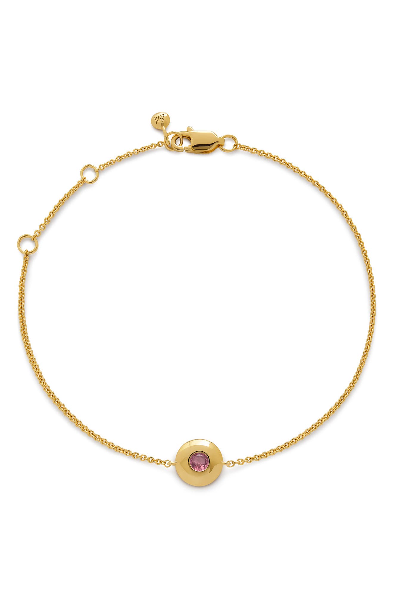 OCTOBER/ PINK TOURMALINE /GOLD