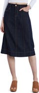 Wash Lab Denim Alice Pintuck Denim Skirt
