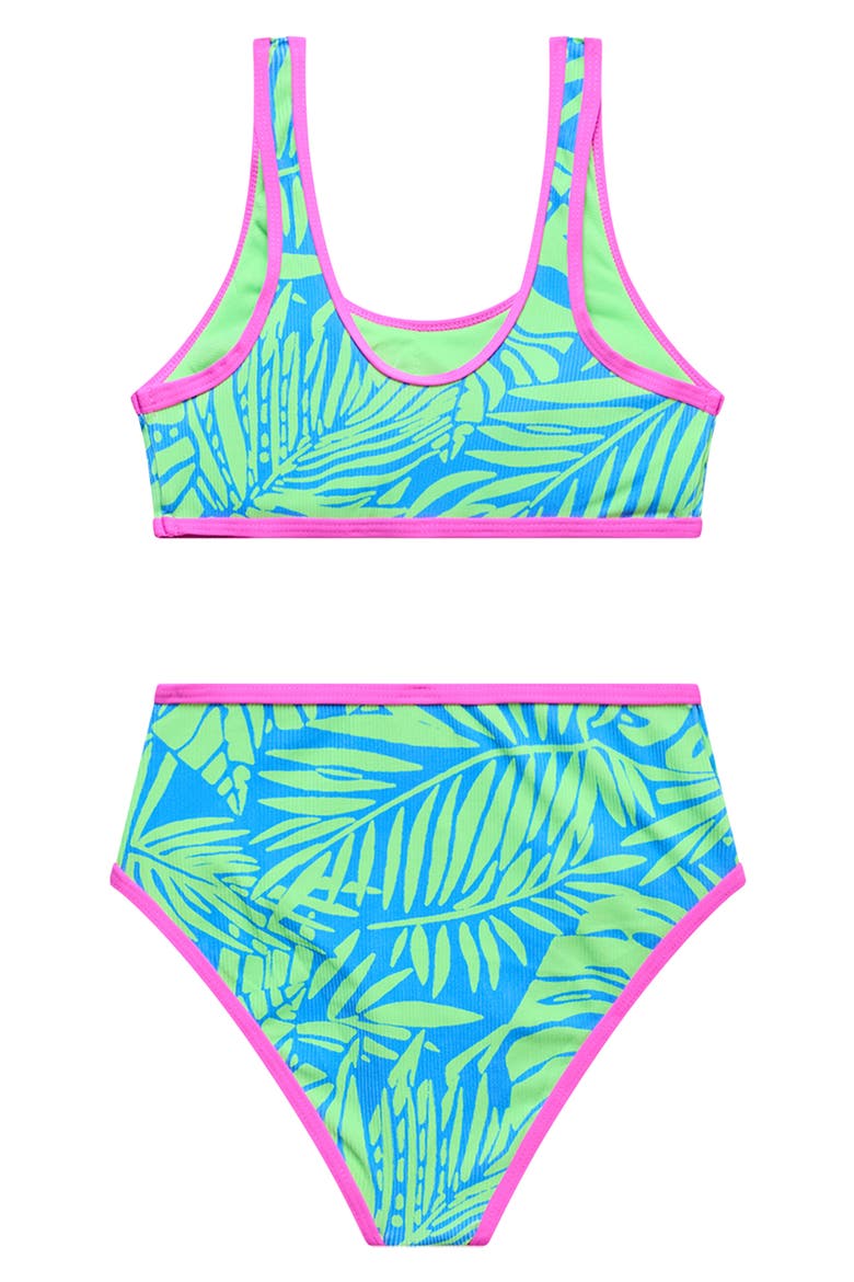 Kids' Palm Beach Two-Piece Swimsuit, Alternate, color, BLUE