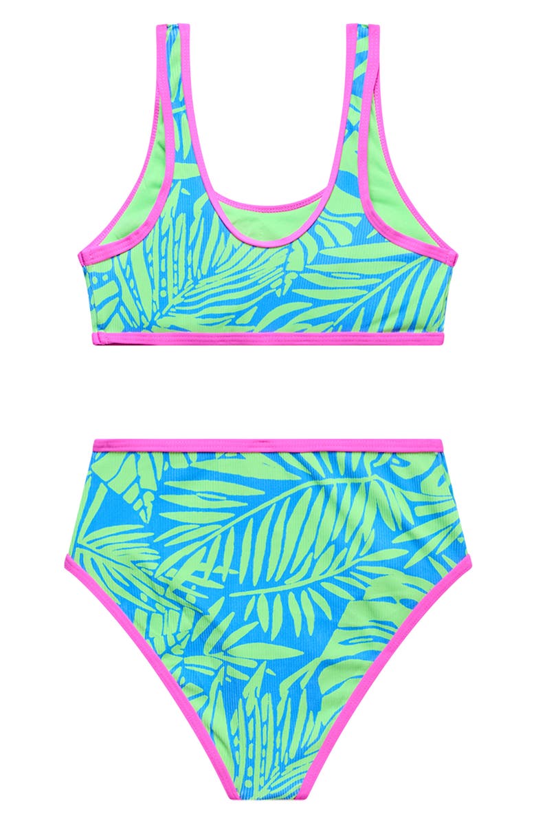 Beach Lingo Kids' Palm Beach Two-Piece Swimsuit, Alternate, color, Blue
