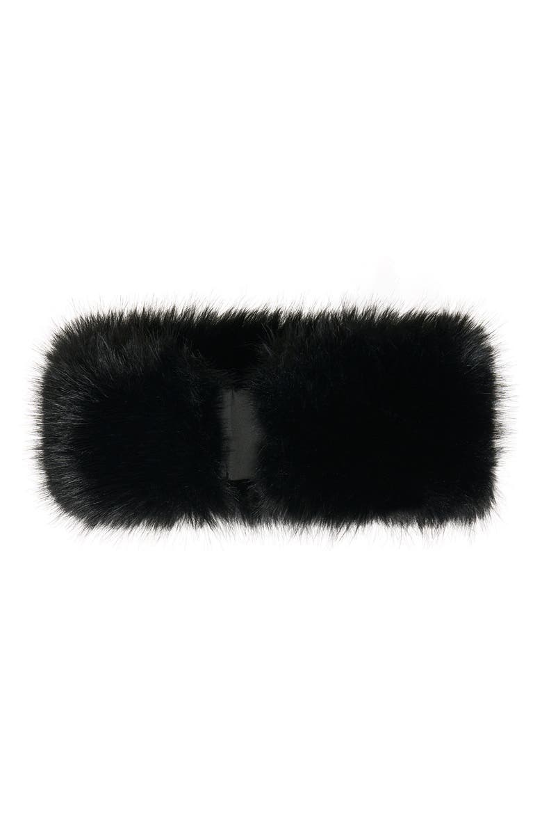 Naked Wardrobe Faux Fur Headband, Main, color,