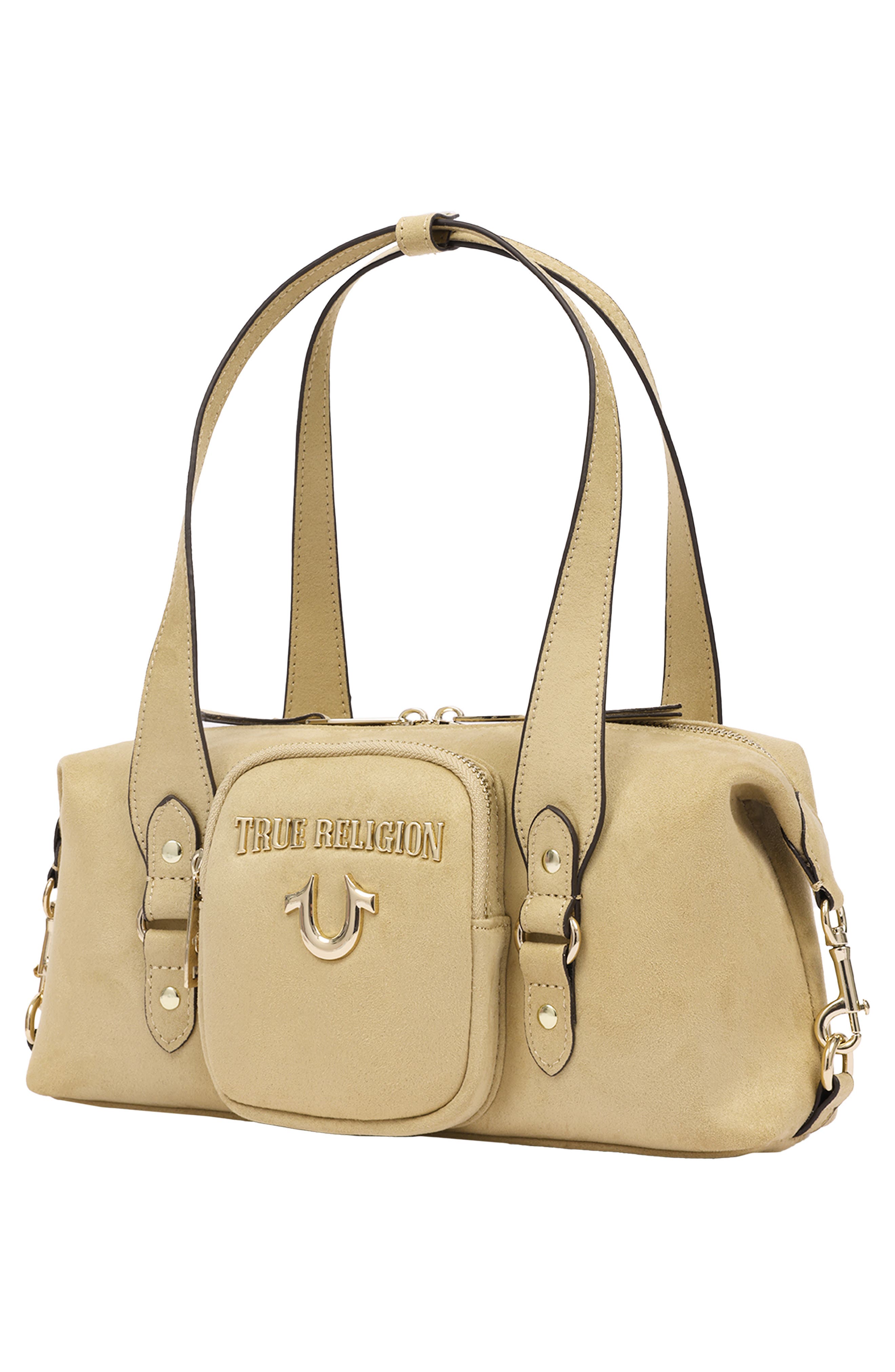 East/West Horseshoe Satchel Bag, Alternate, color, TAN