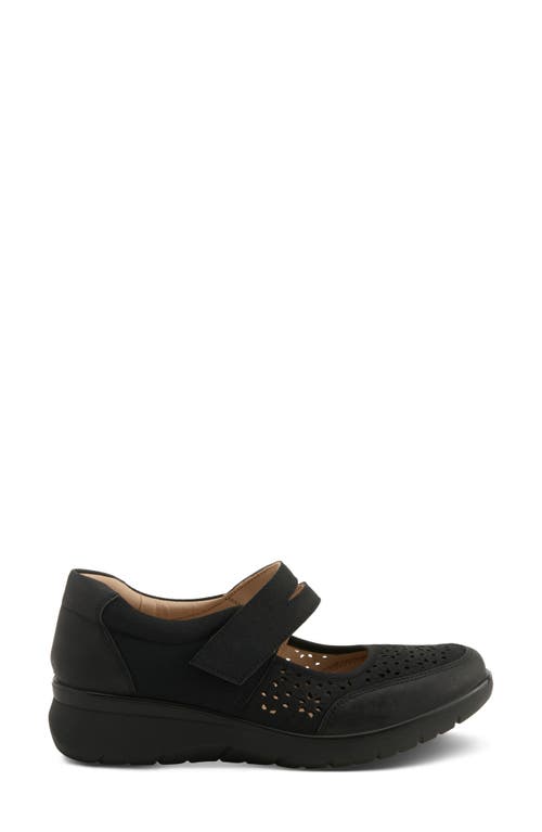Flexus By Spring Step Pendleton Wedge Mary Jane In Black