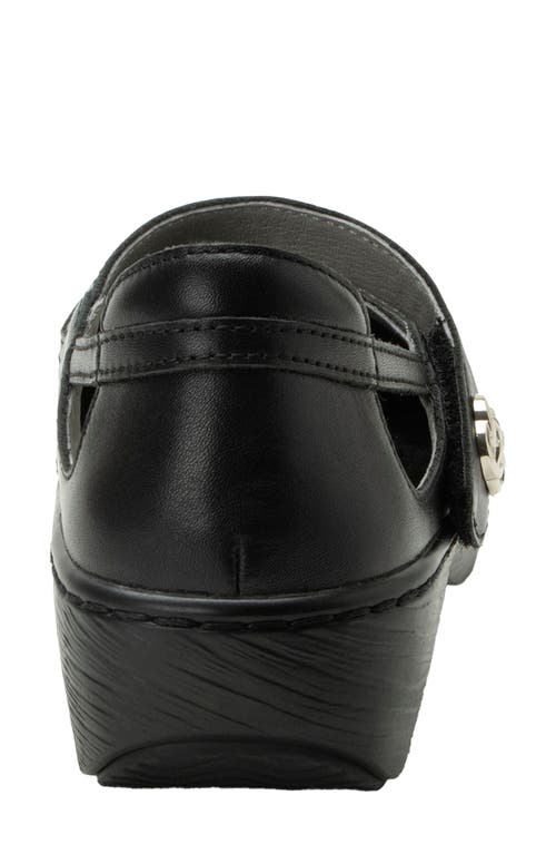 Alegria By Pg Lite Onika Mary Jane Platform Clog In Black