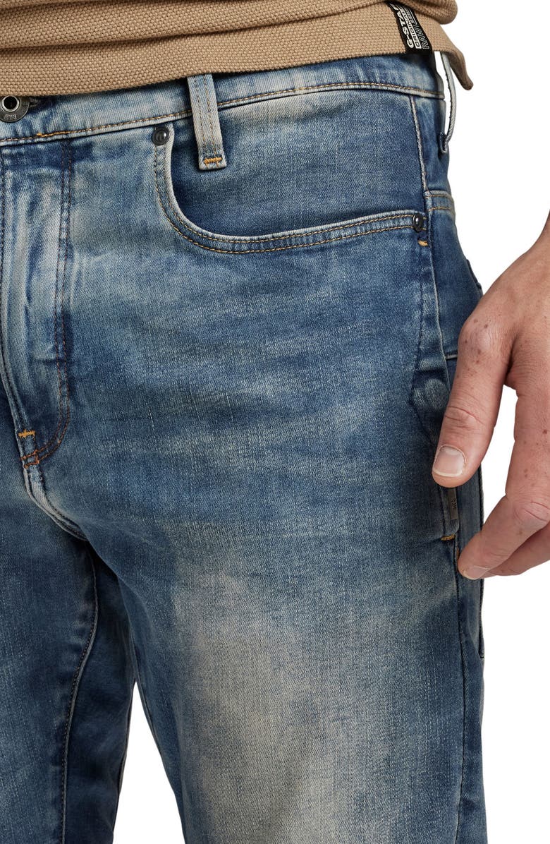 G-Star RAW D-Staq 3D Slim Fit Jeans, Alternate, color, Medium Aged