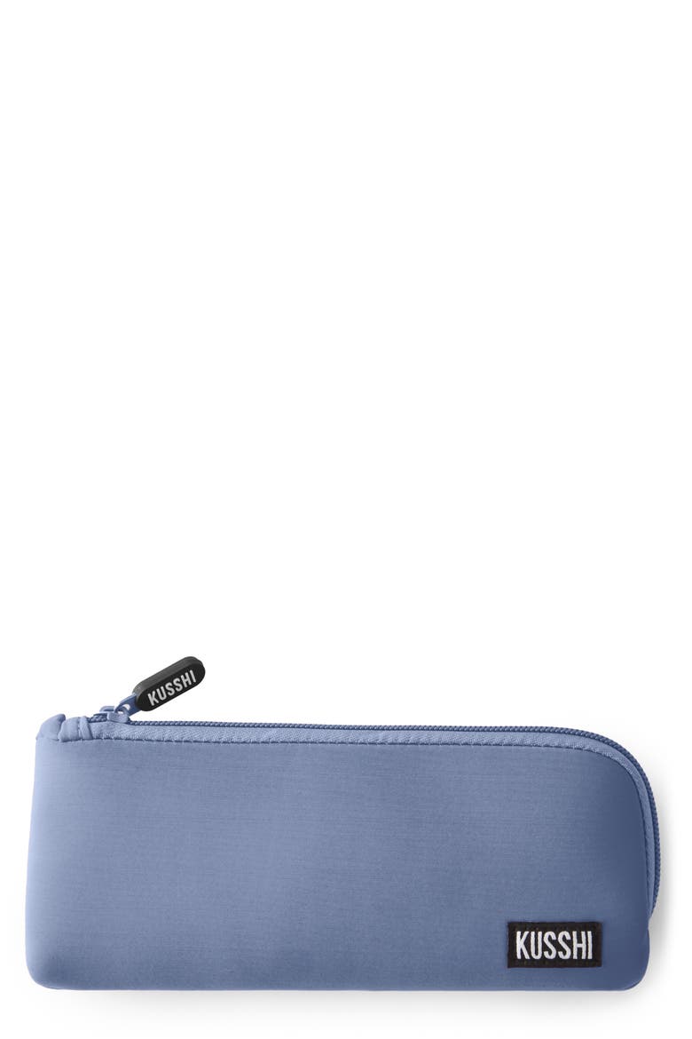 Cosmetics Pencil Case, Main, color, PEARL BLUE