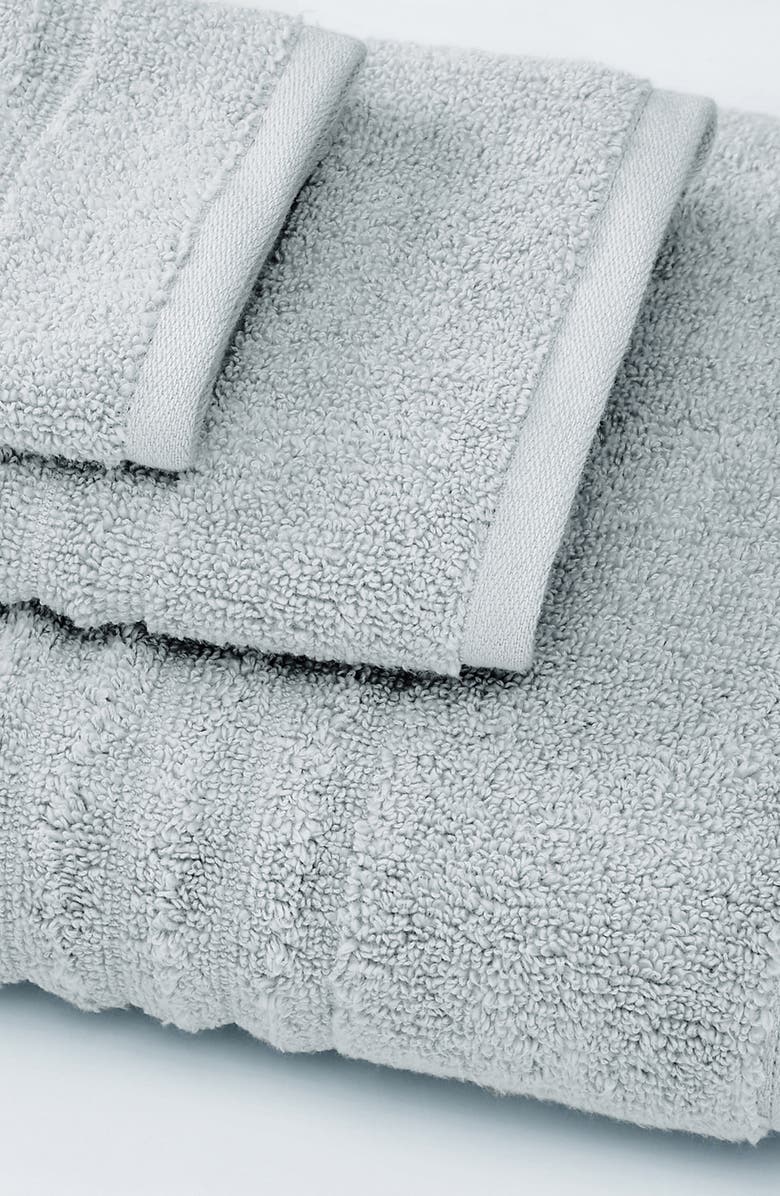 Woven & Weft Combed Cotton 6-Piece Towel Set, Alternate, color, Soft Grey