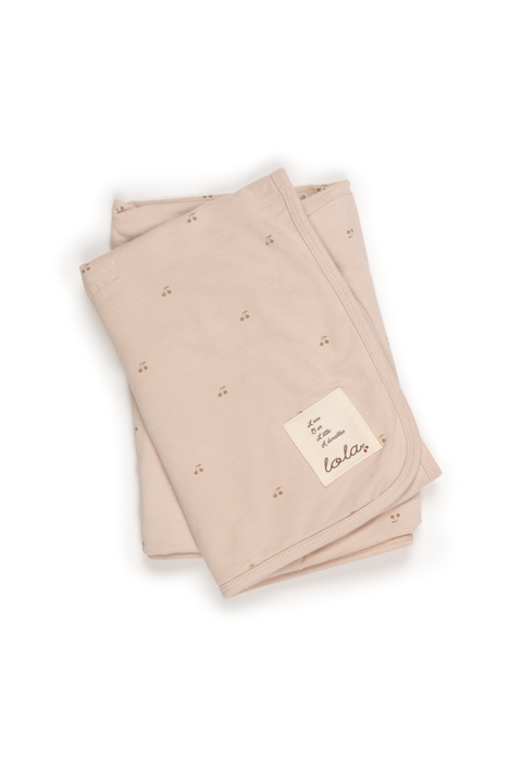 Allover Cherry Cotton Print Blanket (Baby)
