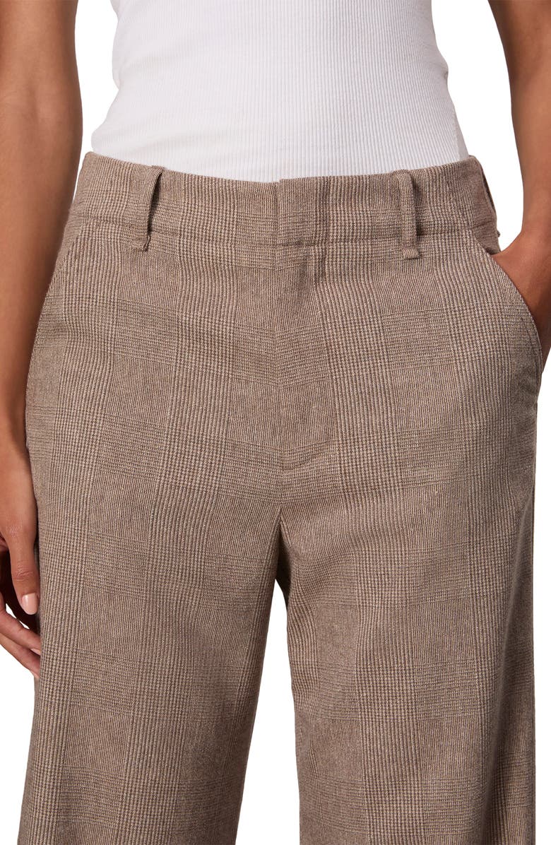 rag & bone Shea Plaid Stretch Wool Straight Leg Pants, Alternate, color,