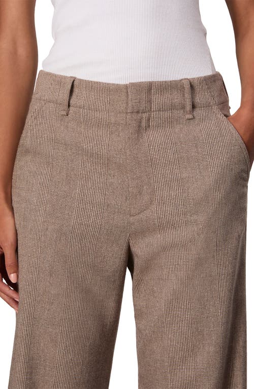 Rag & Bone Shea Plaid Stretch Wool Straight Leg Pants