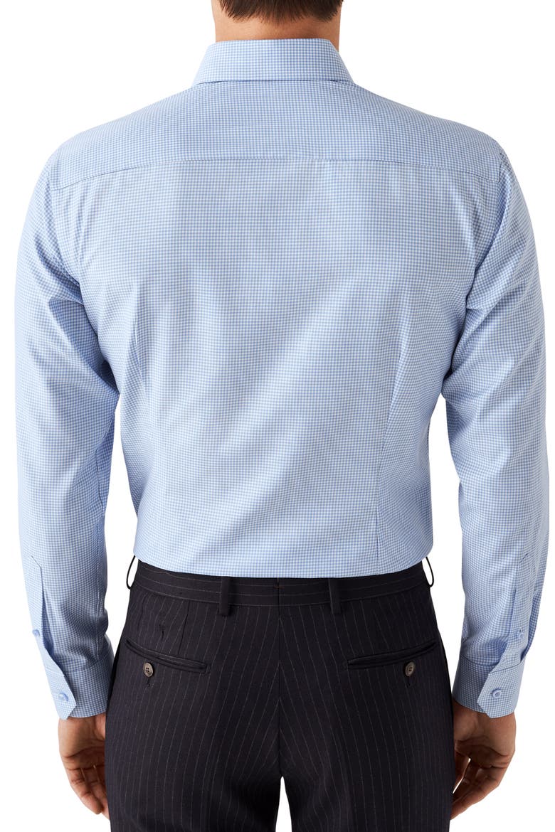 Contemporary Fit Textured Stretch Dress Shirt, Alternate, color, LT/ PASTEL BLUE