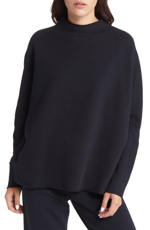 Effie Funnel Neck Capelet Sweatshirt