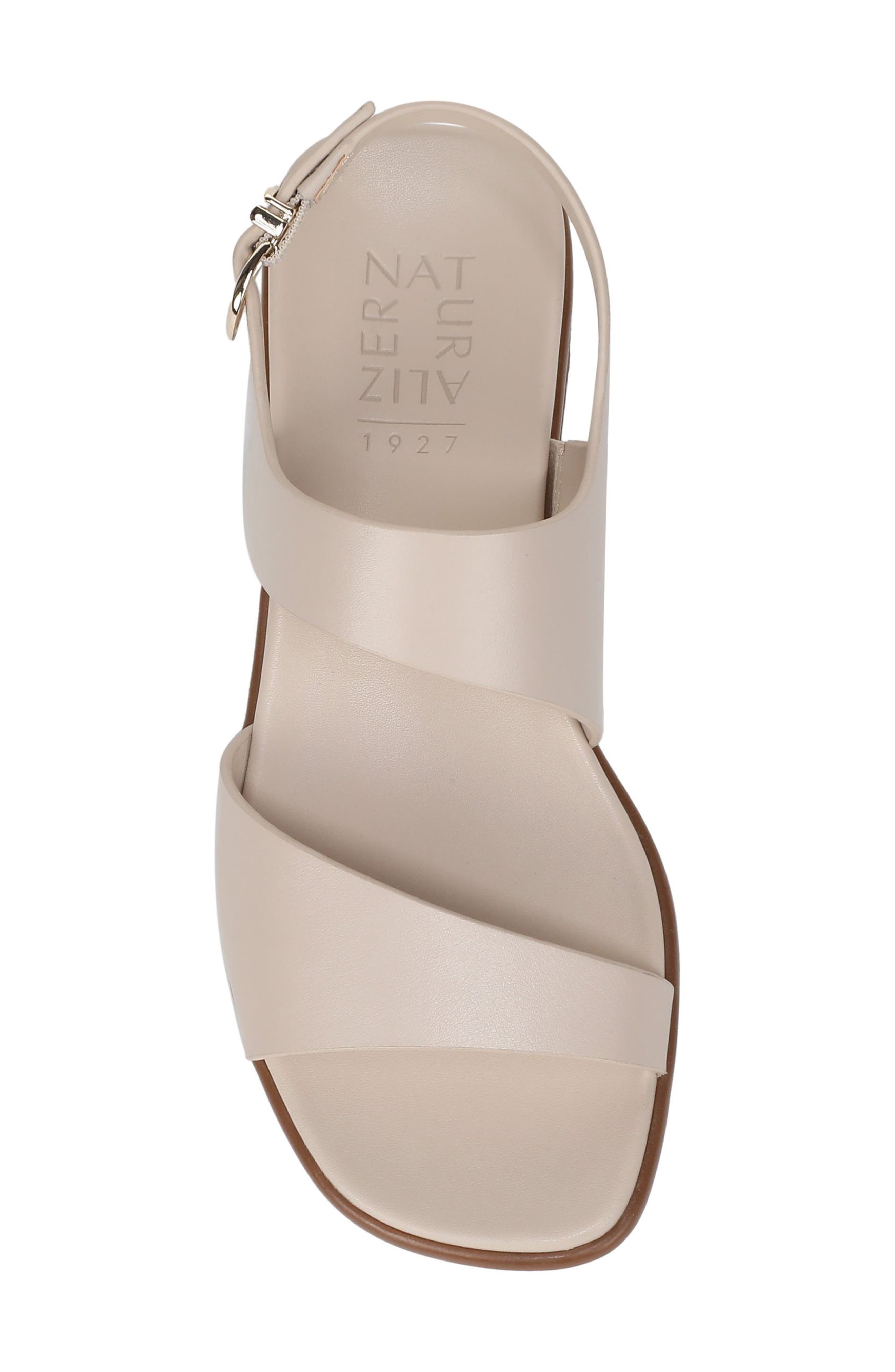 Brie Sandal, Alternate, color, IVORY MIST LEATHER