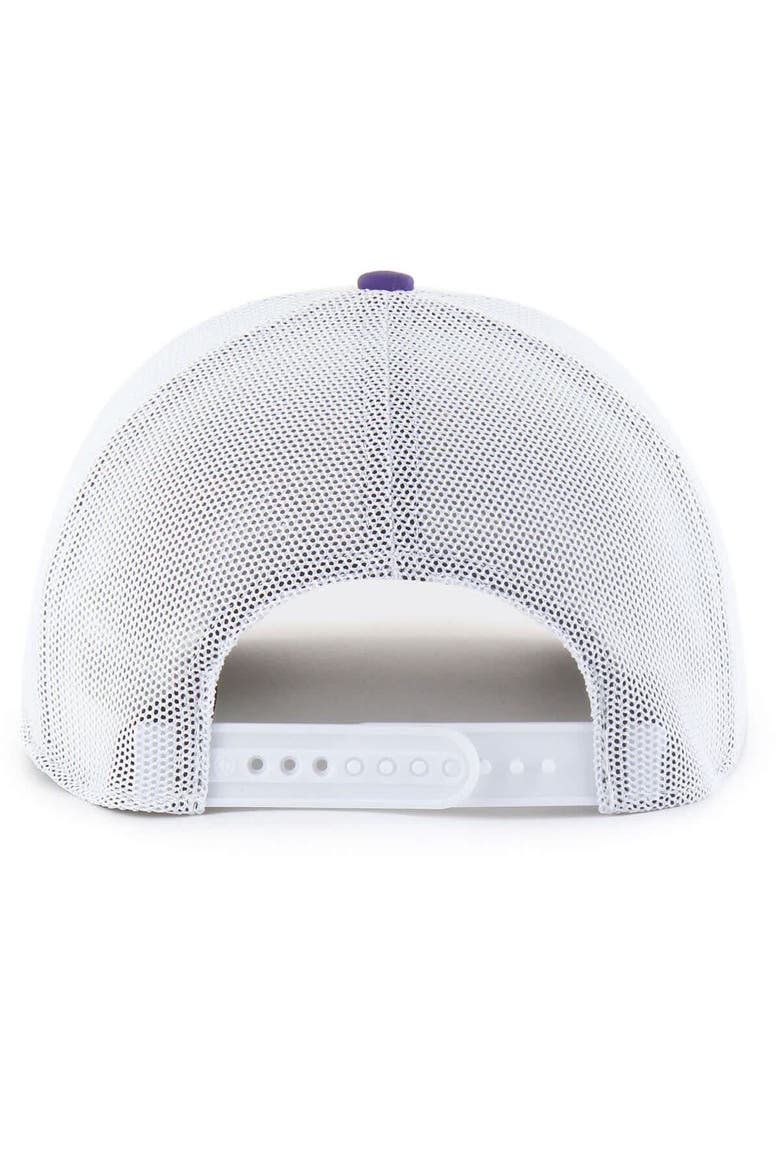 Men's '47  Purple LSU Tigers Rangefinder brrr Trucker Adjustable Hat, Alternate, color, Purple