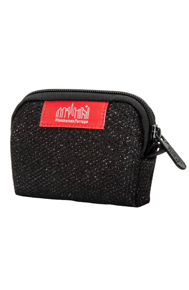 Manhattan Portage Midnight Coin Purse, Alternate, color, Black
