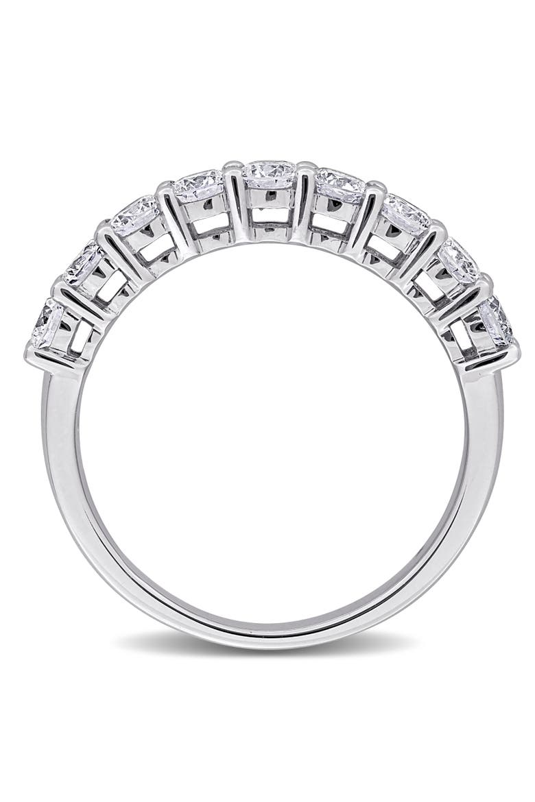 1 CTW Lab-Grown Diamond Band 10k White Gold, Alternate, color, White Gold