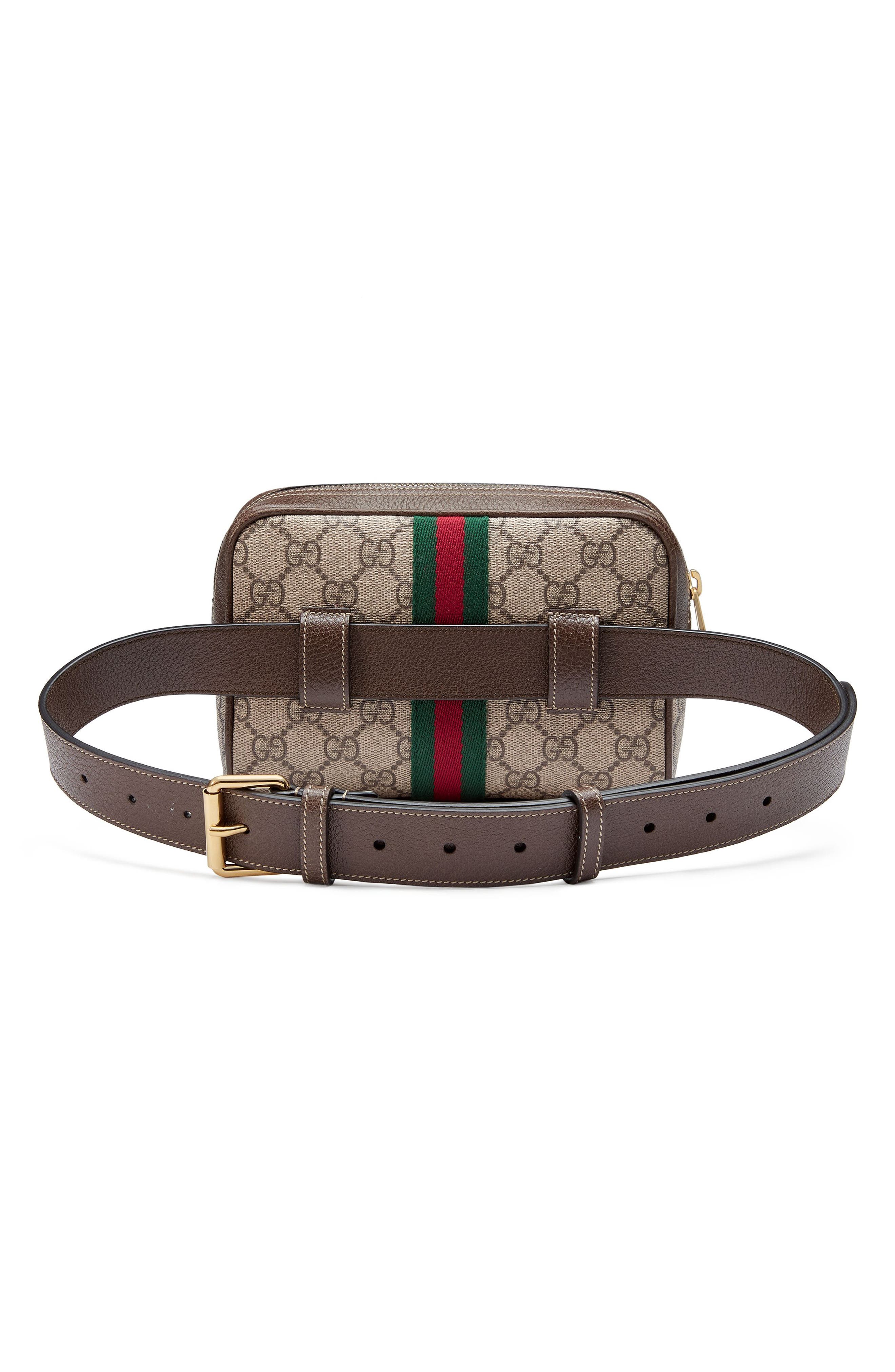 Gucci Small Canvas Belt Bag, Alternate, color, 