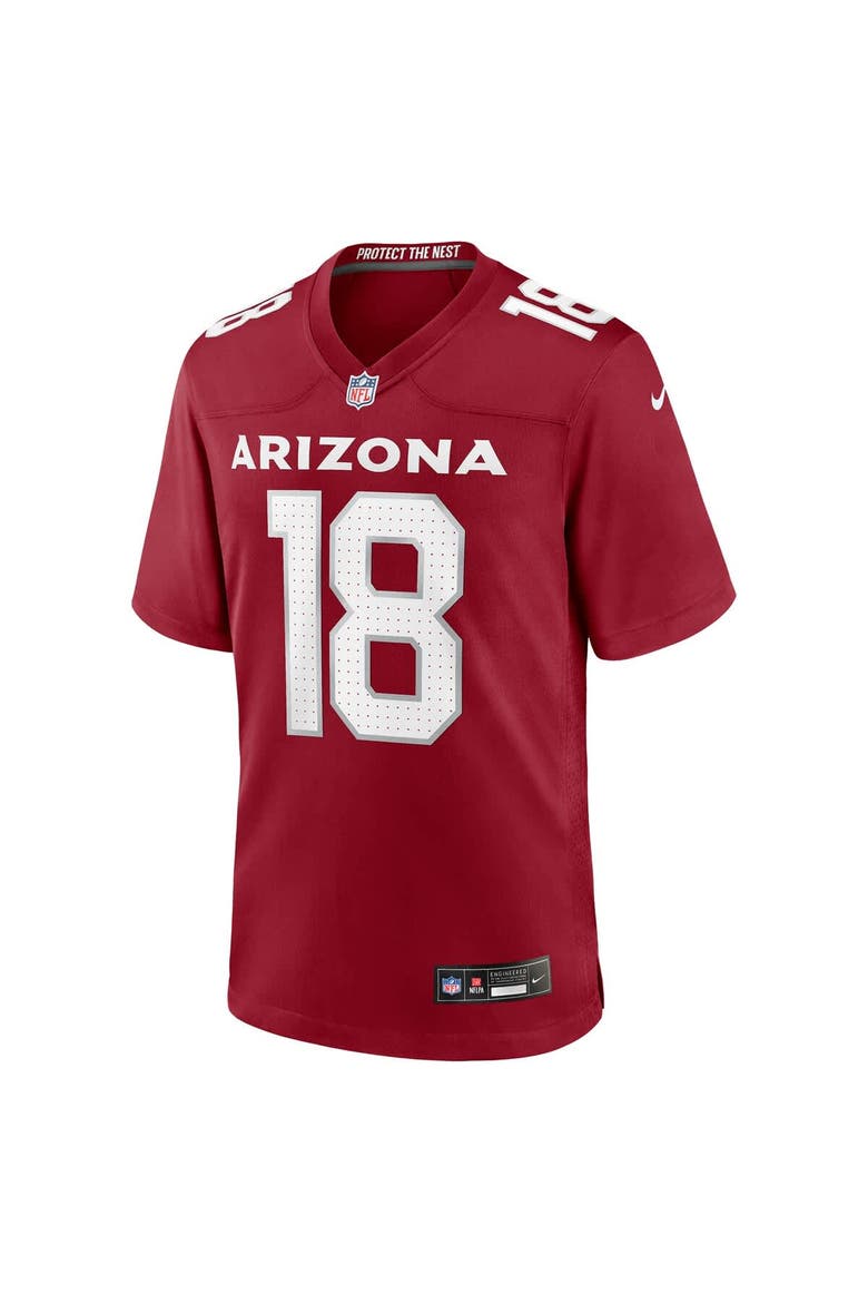 Men's Nike Marvin Harrison Jr. Cardinal Arizona Cardinals  Player Game Jersey, Alternate, color, Cardinal