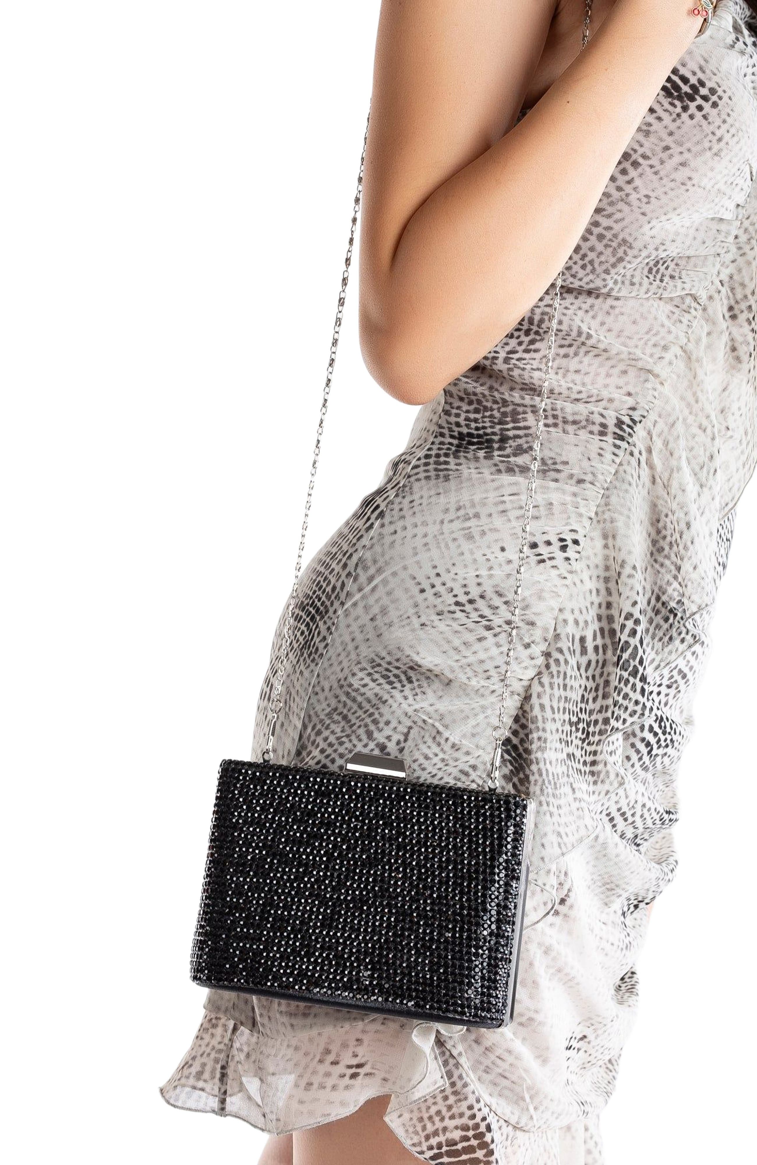 Forever & Always Shoes Marla Evening Clutch, Alternate, color, 