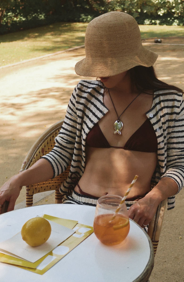 Joiana Jewelry Silver Fishie Pendant Necklace, Alternate, color, 