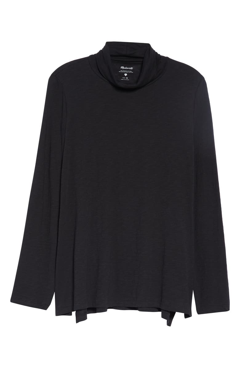 Madewell Whisper Cotton Turtleneck, Alternate, color, 