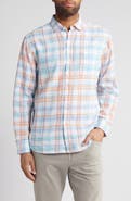 Tommy Bahama Barbados Breeze La Vida Check Linen Blend Button-Up Shirt