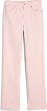 Madewell The Longline Garment Dyed High Waist Straight Leg Jeans