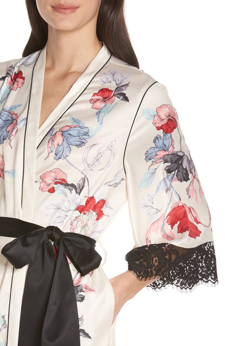 Palindrome Rebel Flower Robe, Alternate, color, 