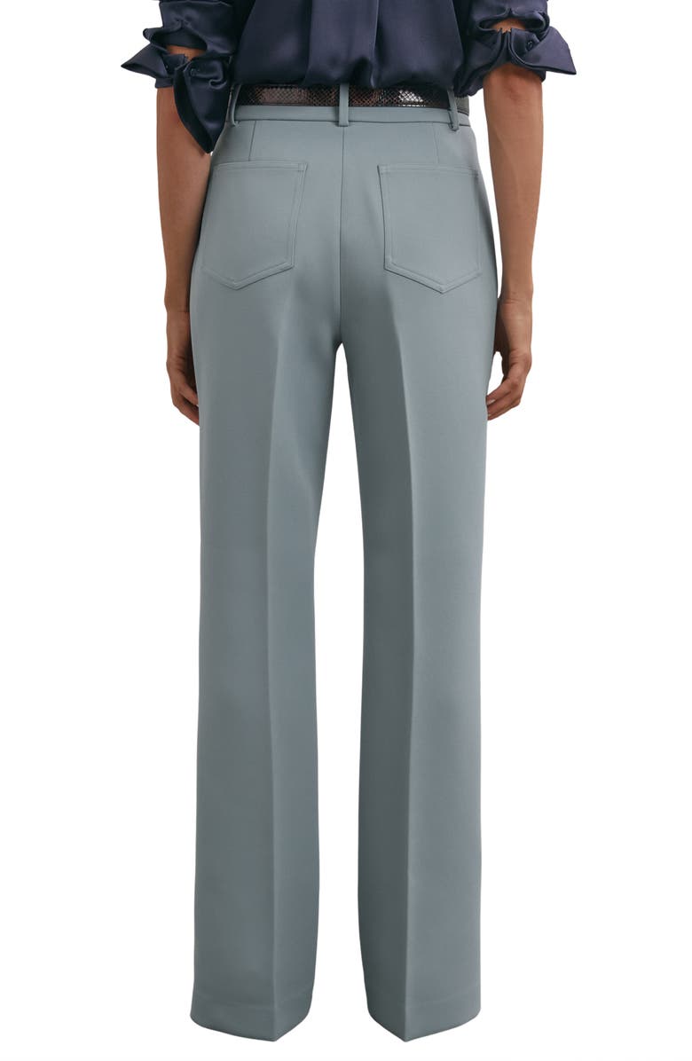 Reiss Priya Flared Pants, Alternate, color, Blue